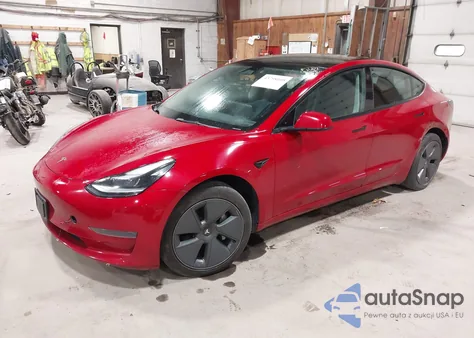 2022 Tesla Model 3 Rear-Wheel Drive from USA, damaged, VIN 5YJ3E1EA3NF102682